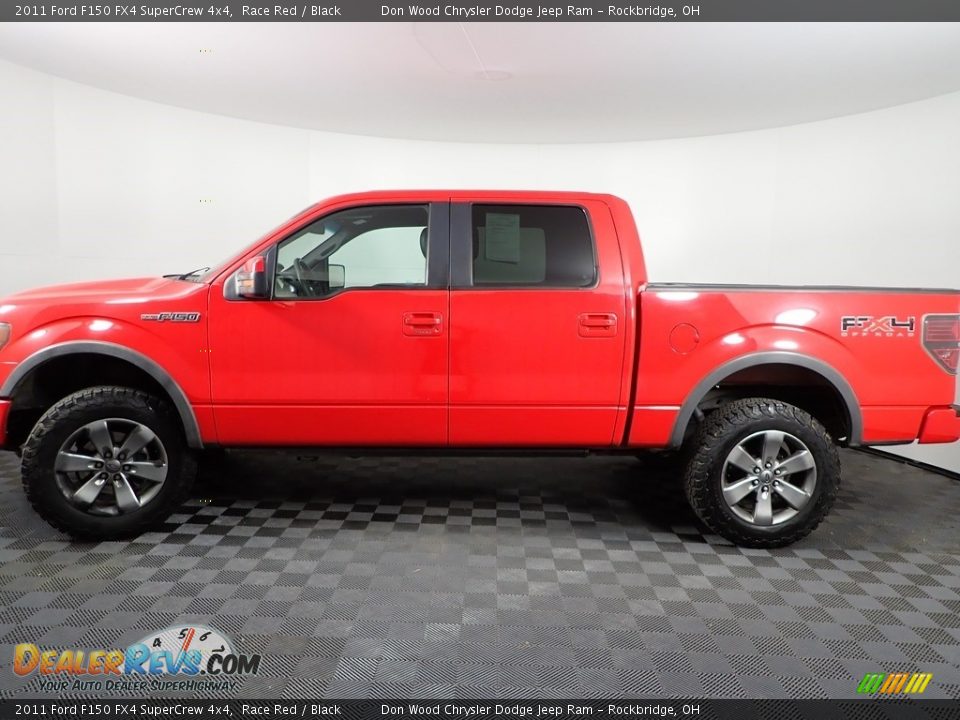 2011 Ford F150 FX4 SuperCrew 4x4 Race Red / Black Photo #11