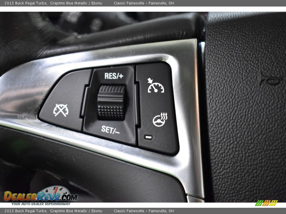 2013 Buick Regal Turbo Graphite Blue Metallic / Ebony Photo #17