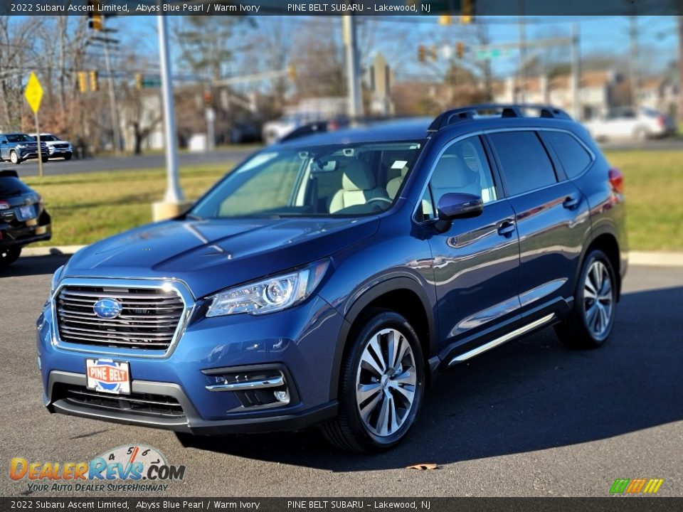 2022 Subaru Ascent Limited Abyss Blue Pearl / Warm Ivory Photo #1