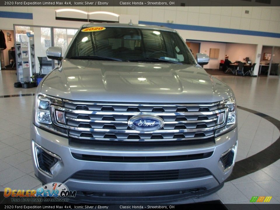 2020 Ford Expedition Limited Max 4x4 Iconic Silver / Ebony Photo #2
