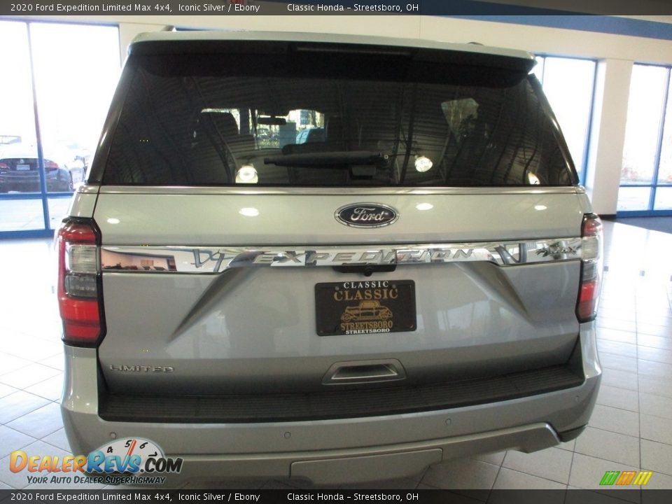 2020 Ford Expedition Limited Max 4x4 Iconic Silver / Ebony Photo #8