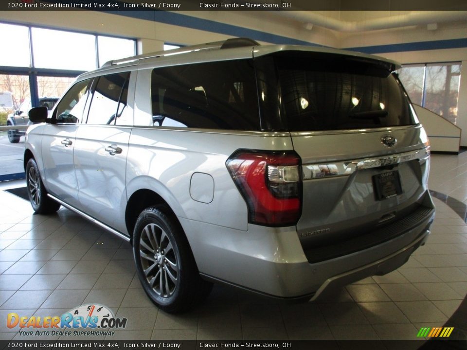 2020 Ford Expedition Limited Max 4x4 Iconic Silver / Ebony Photo #9