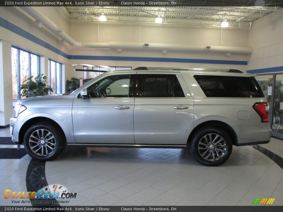 2020 Ford Expedition Limited Max 4x4 Iconic Silver / Ebony Photo #10