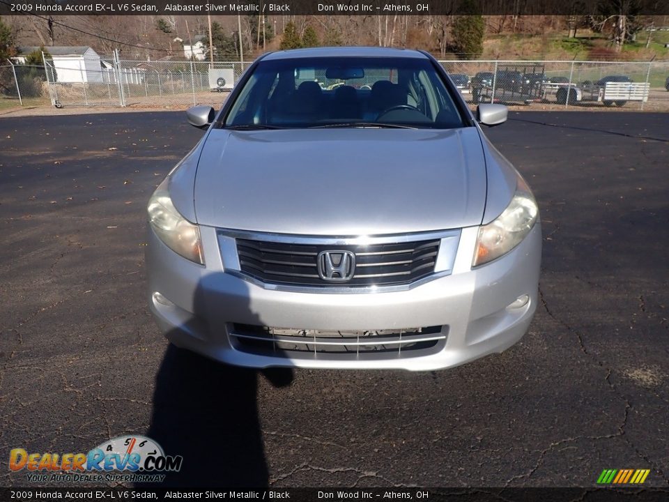 2009 Honda Accord EX-L V6 Sedan Alabaster Silver Metallic / Black Photo #4