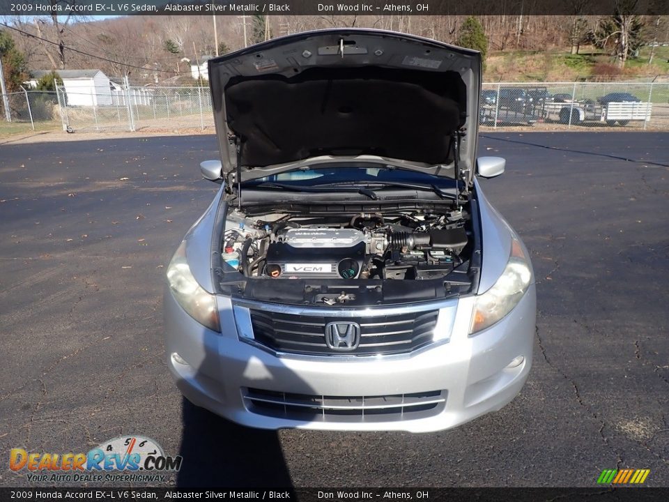 2009 Honda Accord EX-L V6 Sedan Alabaster Silver Metallic / Black Photo #5