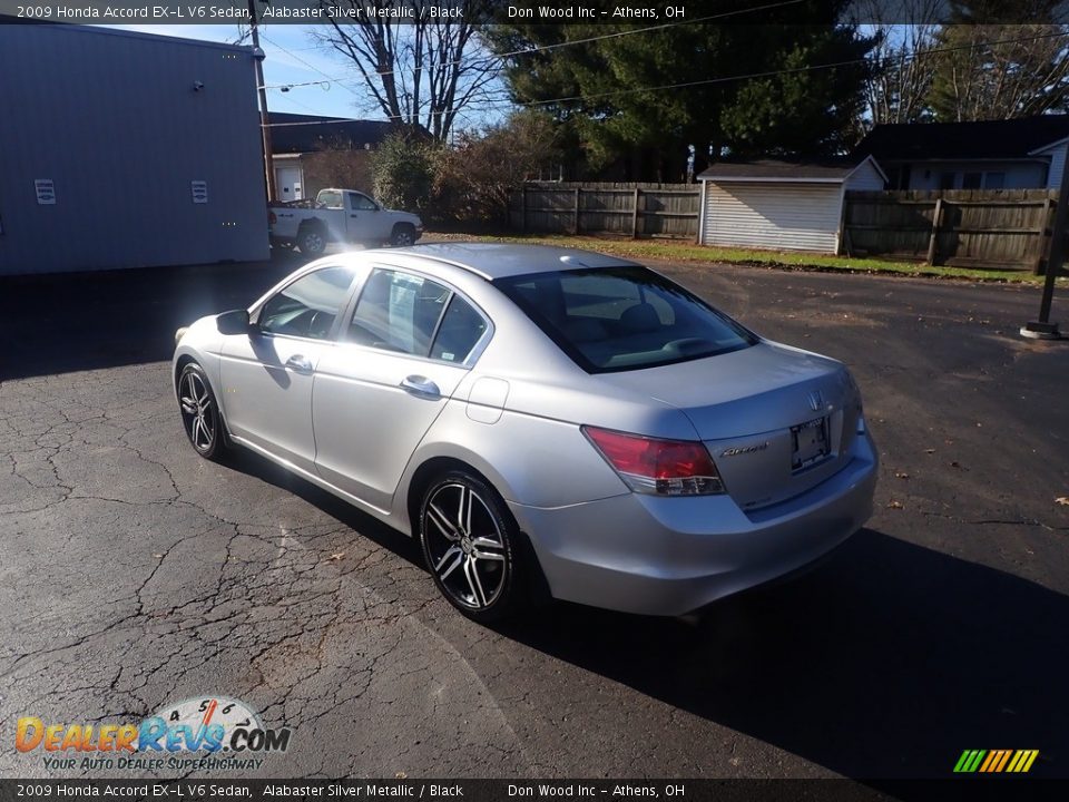 2009 Honda Accord EX-L V6 Sedan Alabaster Silver Metallic / Black Photo #8