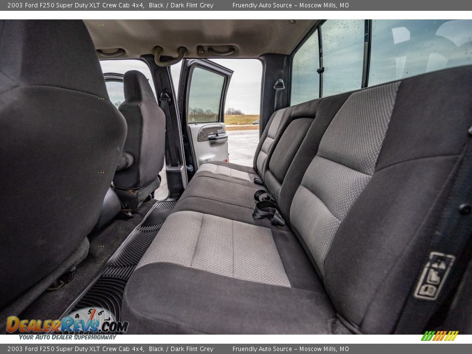 Rear Seat of 2003 Ford F250 Super Duty XLT Crew Cab 4x4 Photo #22