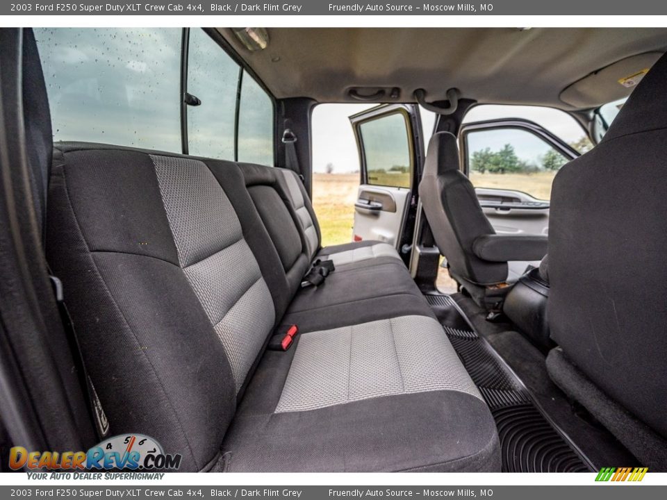 Rear Seat of 2003 Ford F250 Super Duty XLT Crew Cab 4x4 Photo #24