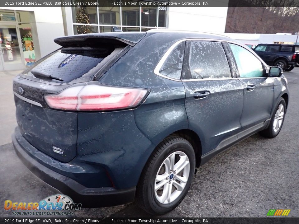 2019 Ford Edge SEL AWD Baltic Sea Green / Ebony Photo #2