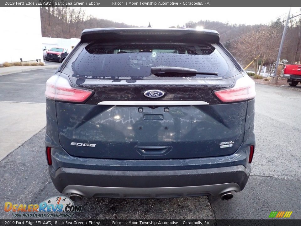 2019 Ford Edge SEL AWD Baltic Sea Green / Ebony Photo #3