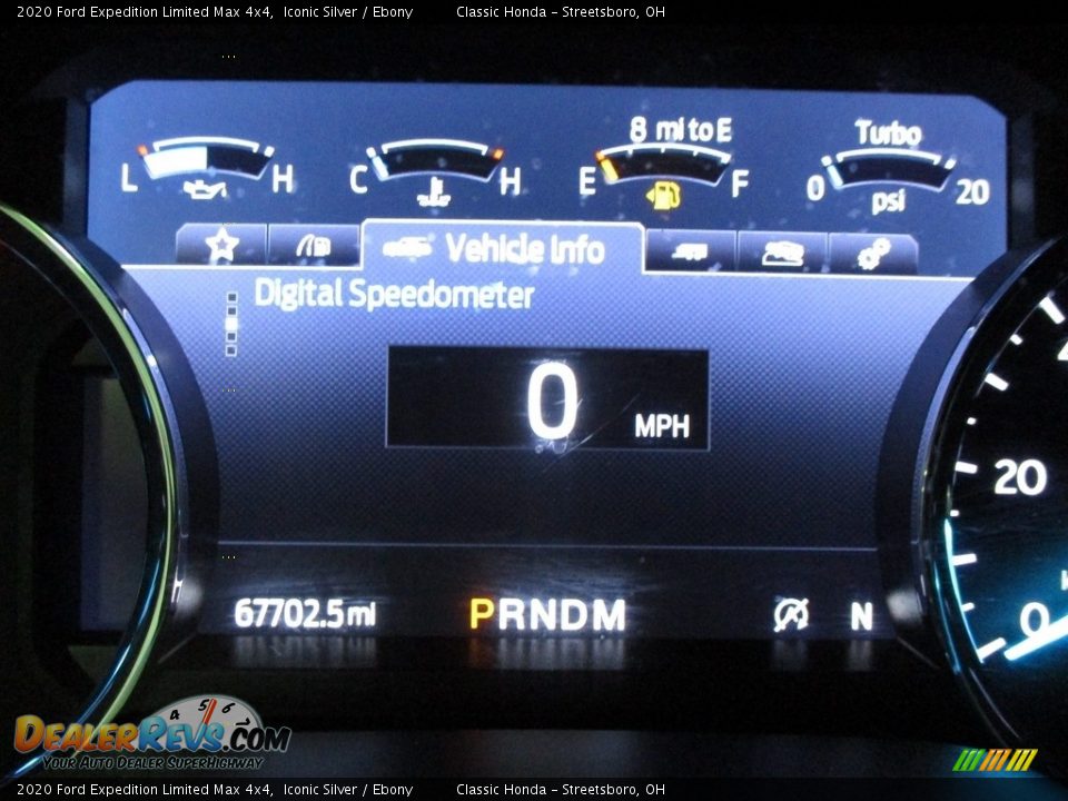 2020 Ford Expedition Limited Max 4x4 Iconic Silver / Ebony Photo #35