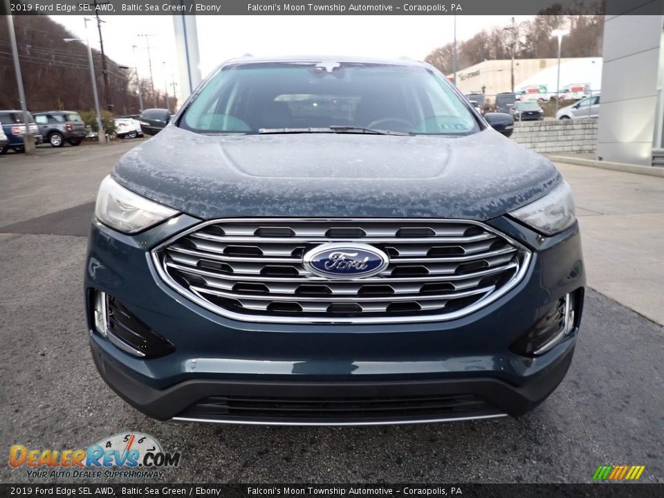 2019 Ford Edge SEL AWD Baltic Sea Green / Ebony Photo #7