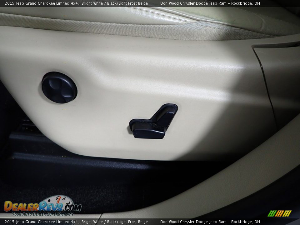 2015 Jeep Grand Cherokee Limited 4x4 Bright White / Black/Light Frost Beige Photo #21