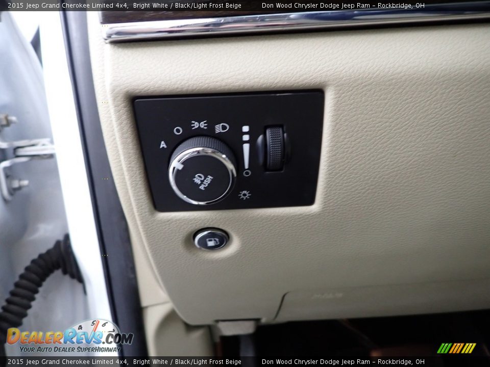 2015 Jeep Grand Cherokee Limited 4x4 Bright White / Black/Light Frost Beige Photo #23