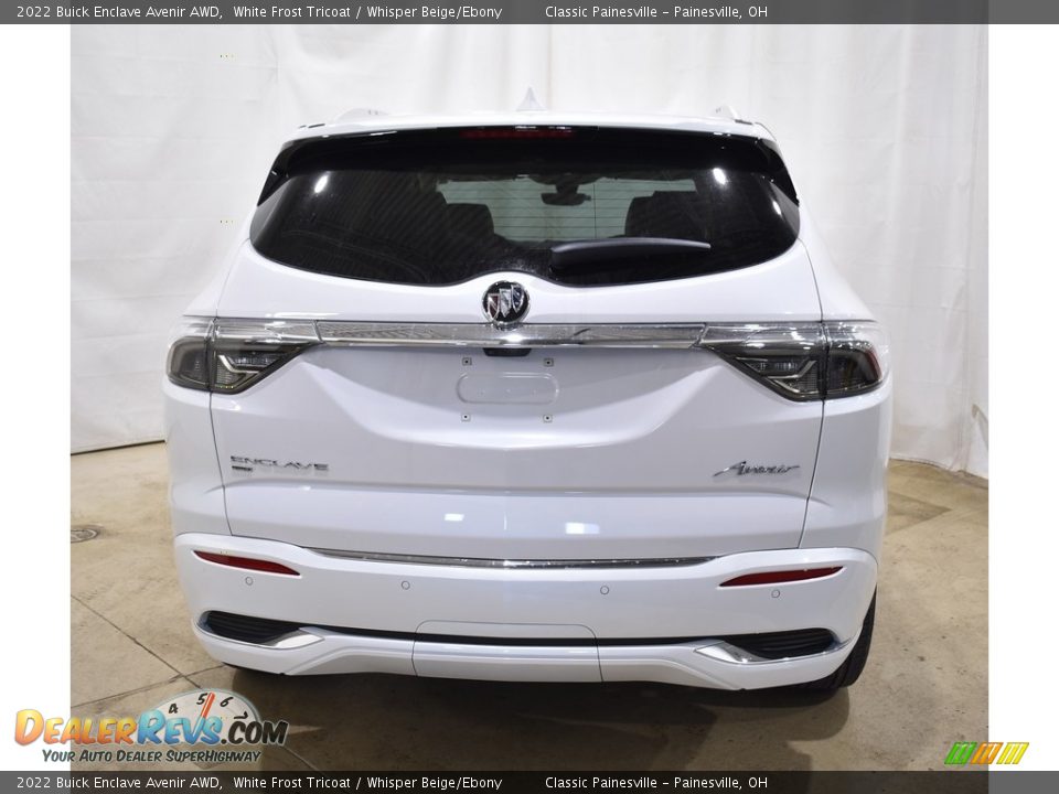 2022 Buick Enclave Avenir AWD White Frost Tricoat / Whisper Beige/Ebony Photo #3