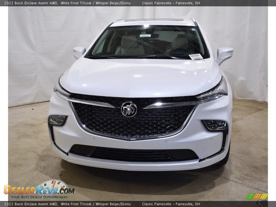 2022 Buick Enclave Avenir AWD White Frost Tricoat / Whisper Beige/Ebony Photo #4