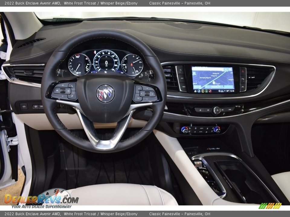 2022 Buick Enclave Avenir AWD White Frost Tricoat / Whisper Beige/Ebony Photo #12