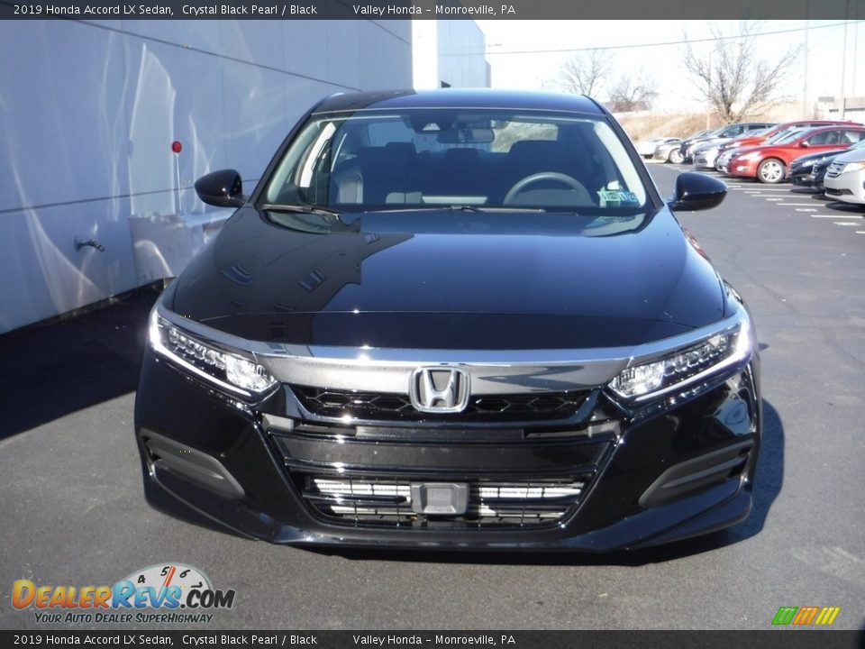 2019 Honda Accord LX Sedan Crystal Black Pearl / Black Photo #3