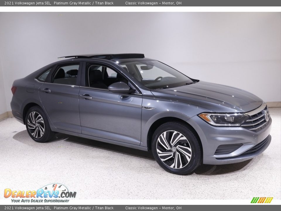 Platinum Gray Metallic 2021 Volkswagen Jetta SEL Photo #1