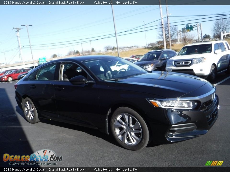 2019 Honda Accord LX Sedan Crystal Black Pearl / Black Photo #5