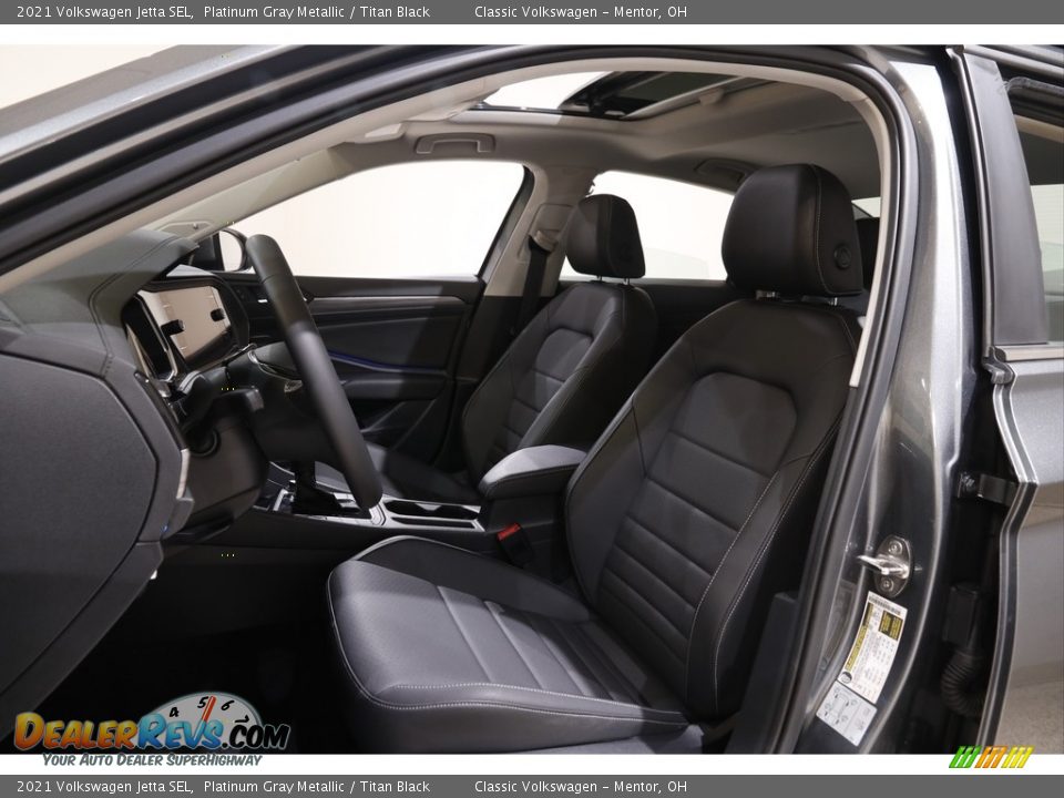 2021 Volkswagen Jetta SEL Platinum Gray Metallic / Titan Black Photo #5