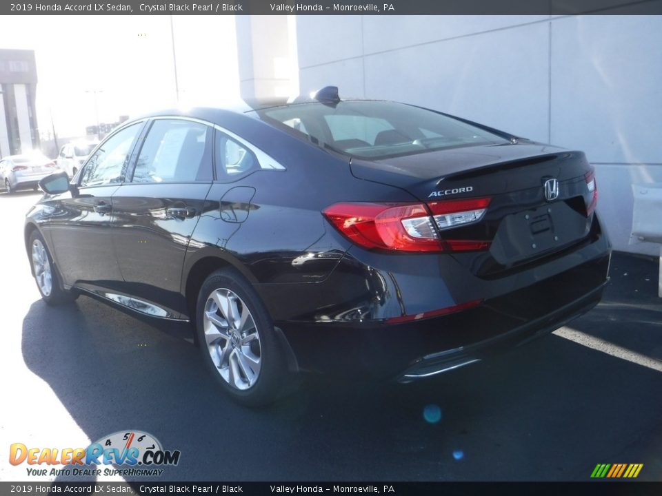 2019 Honda Accord LX Sedan Crystal Black Pearl / Black Photo #7