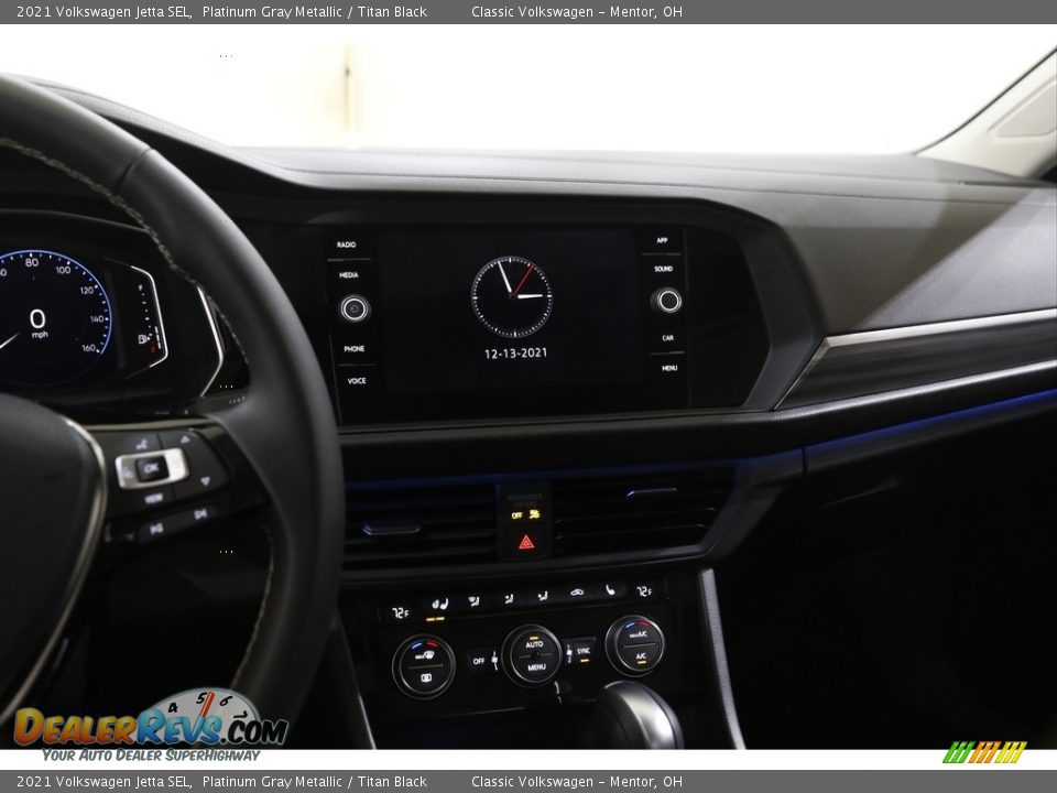 2021 Volkswagen Jetta SEL Platinum Gray Metallic / Titan Black Photo #9