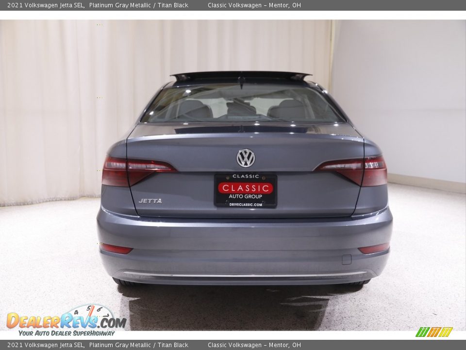 2021 Volkswagen Jetta SEL Platinum Gray Metallic / Titan Black Photo #18