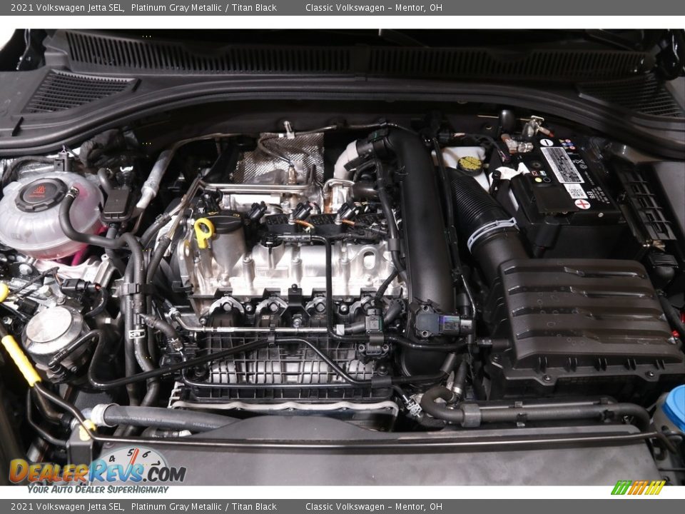 2021 Volkswagen Jetta SEL Platinum Gray Metallic / Titan Black Photo #19