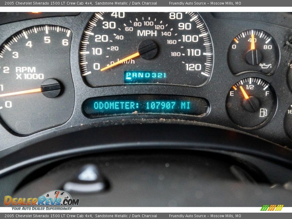 2005 Chevrolet Silverado 1500 LT Crew Cab 4x4 Gauges Photo #17