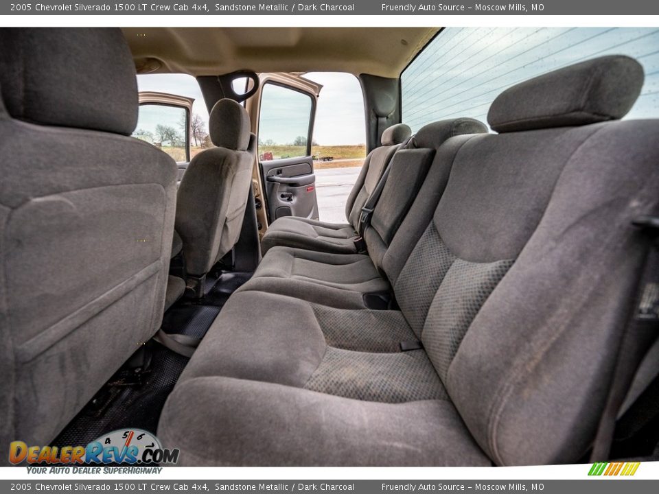 Rear Seat of 2005 Chevrolet Silverado 1500 LT Crew Cab 4x4 Photo #18