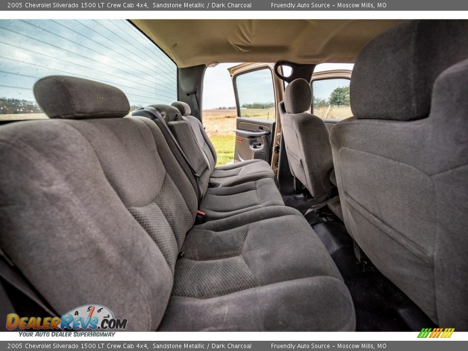 Rear Seat of 2005 Chevrolet Silverado 1500 LT Crew Cab 4x4 Photo #19