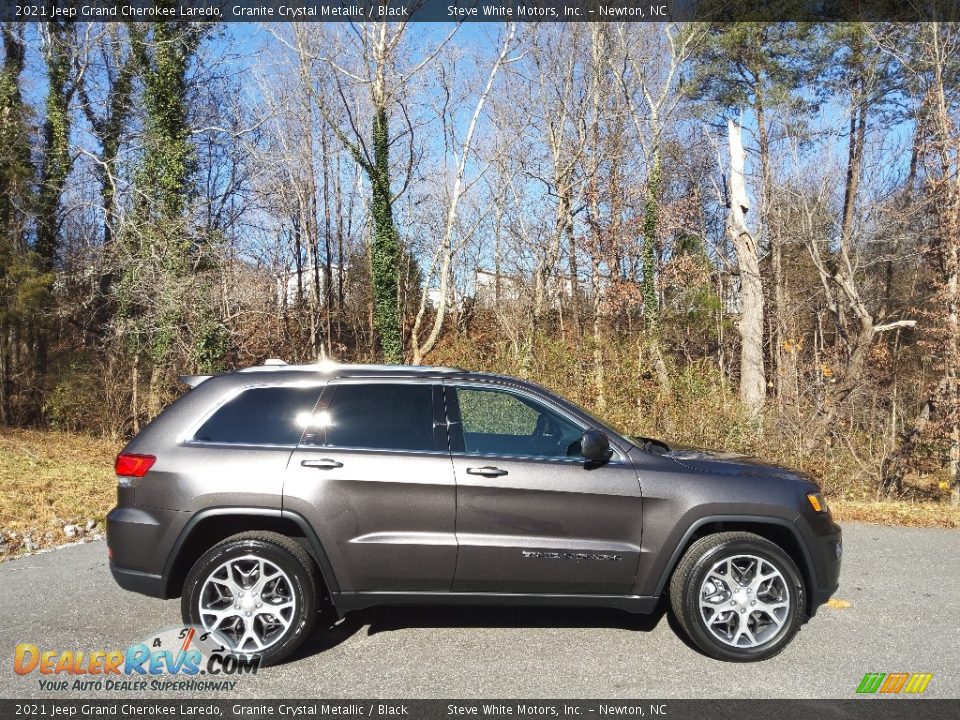 2021 Jeep Grand Cherokee Laredo Granite Crystal Metallic / Black Photo #5