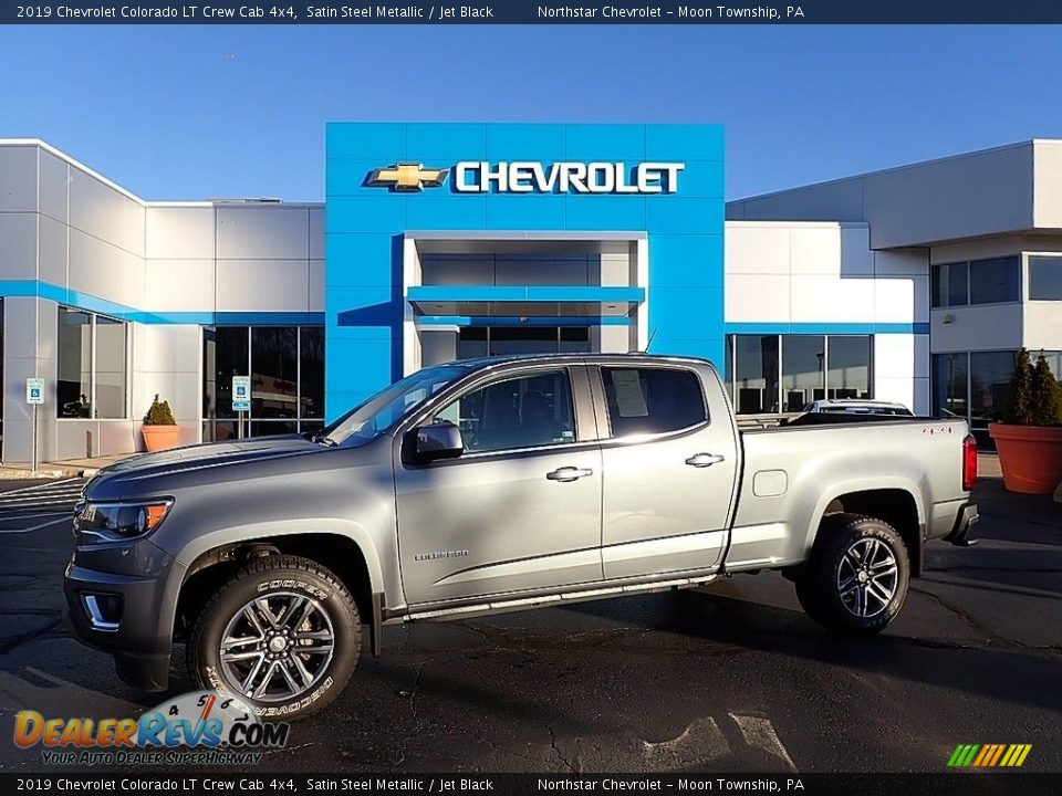 2019 Chevrolet Colorado LT Crew Cab 4x4 Satin Steel Metallic / Jet Black Photo #1