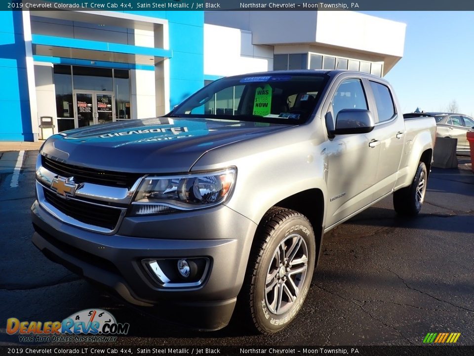 2019 Chevrolet Colorado LT Crew Cab 4x4 Satin Steel Metallic / Jet Black Photo #2