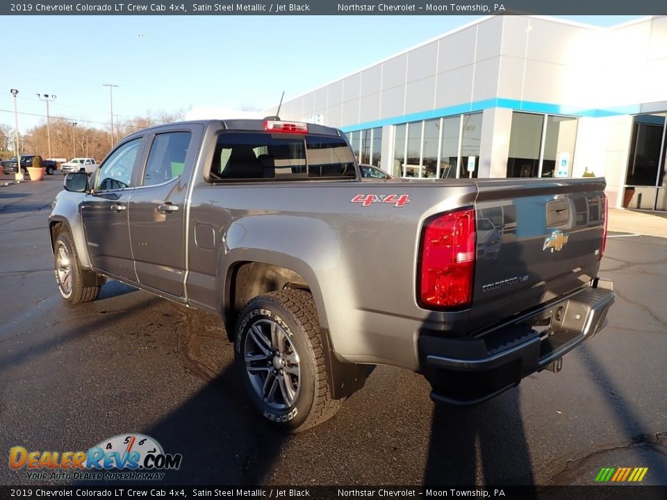 2019 Chevrolet Colorado LT Crew Cab 4x4 Satin Steel Metallic / Jet Black Photo #4