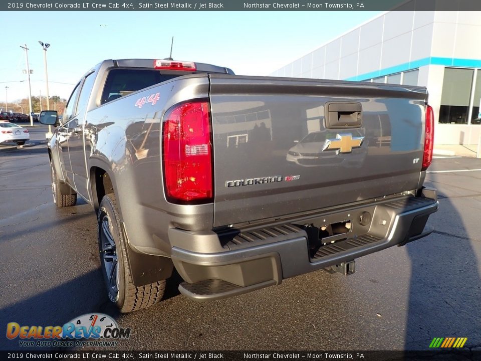 2019 Chevrolet Colorado LT Crew Cab 4x4 Satin Steel Metallic / Jet Black Photo #5