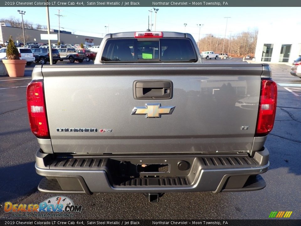 2019 Chevrolet Colorado LT Crew Cab 4x4 Satin Steel Metallic / Jet Black Photo #6