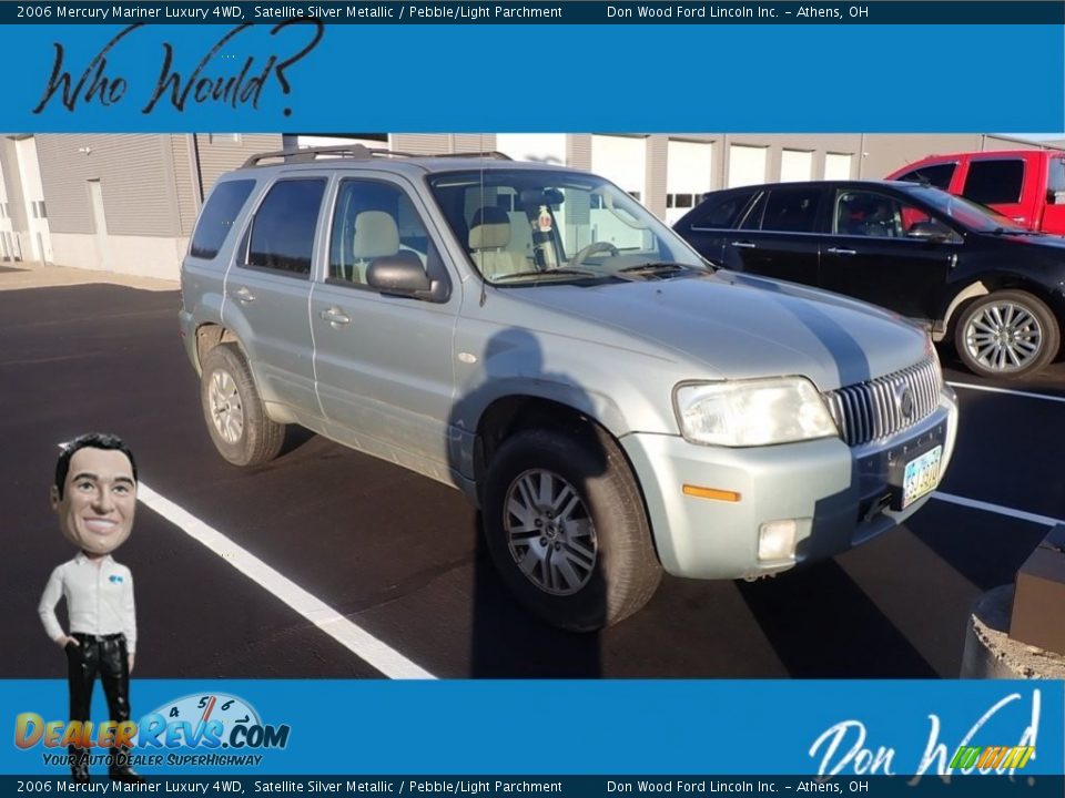 2006 Mercury Mariner Luxury 4WD Satellite Silver Metallic / Pebble/Light Parchment Photo #1