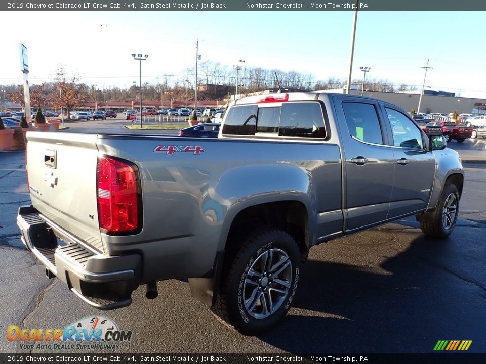 2019 Chevrolet Colorado LT Crew Cab 4x4 Satin Steel Metallic / Jet Black Photo #8