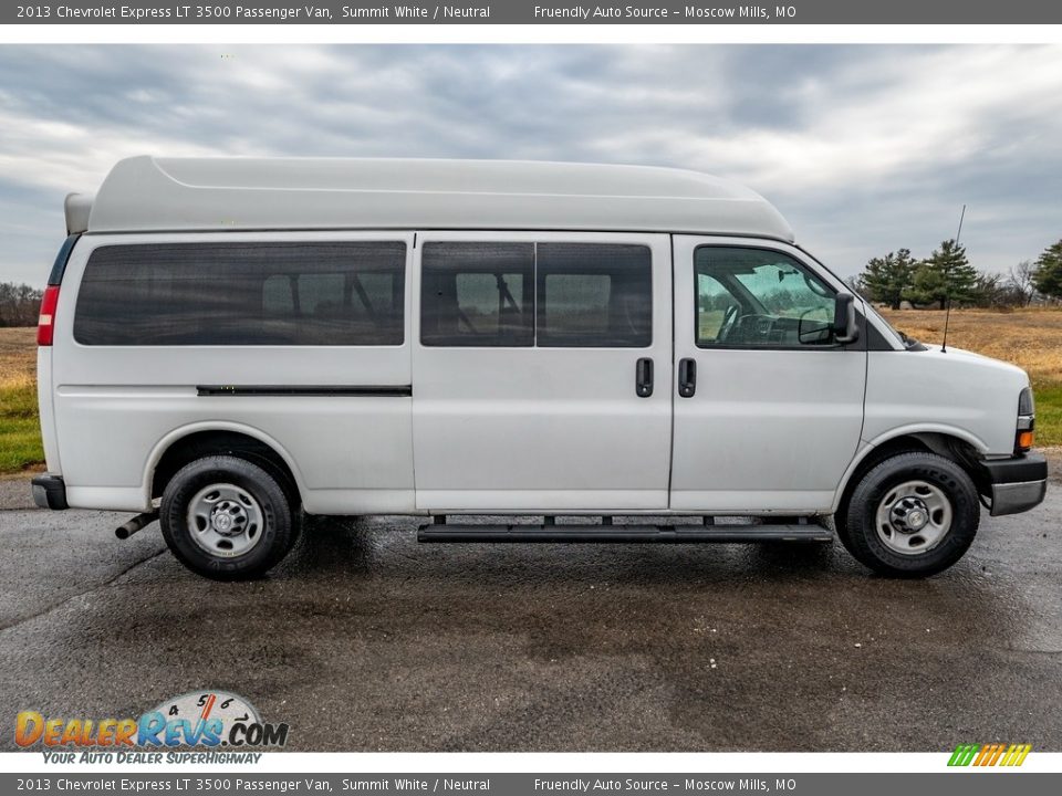 Summit White 2013 Chevrolet Express LT 3500 Passenger Van Photo #3