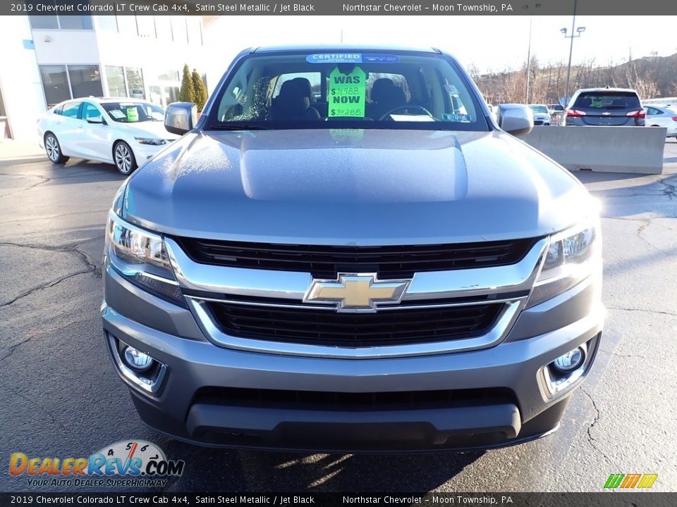 2019 Chevrolet Colorado LT Crew Cab 4x4 Satin Steel Metallic / Jet Black Photo #9