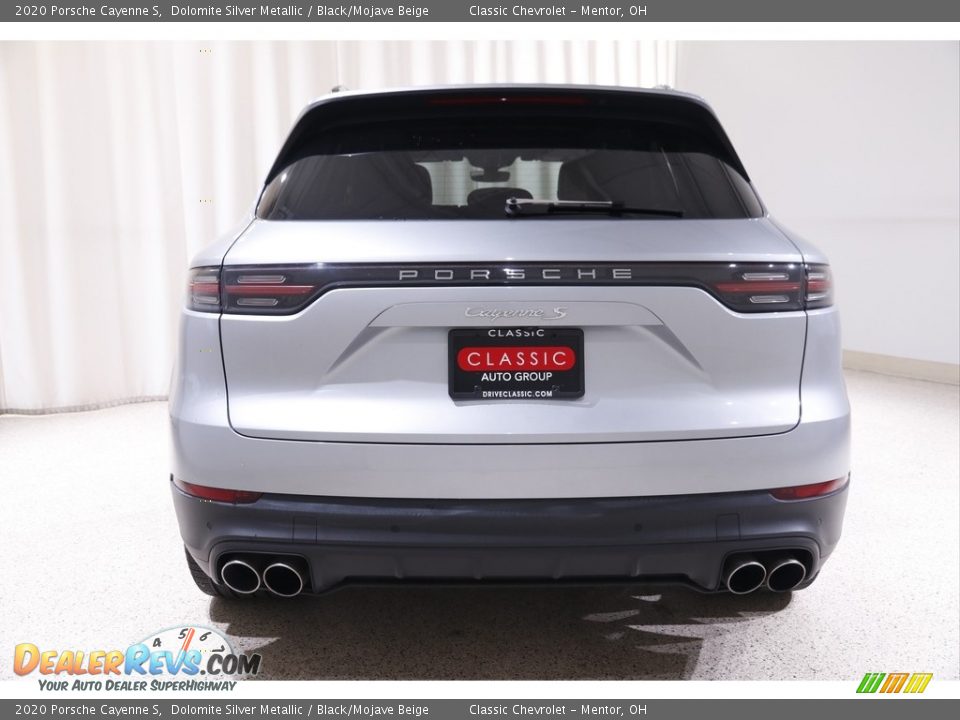 2020 Porsche Cayenne S Dolomite Silver Metallic / Black/Mojave Beige Photo #21