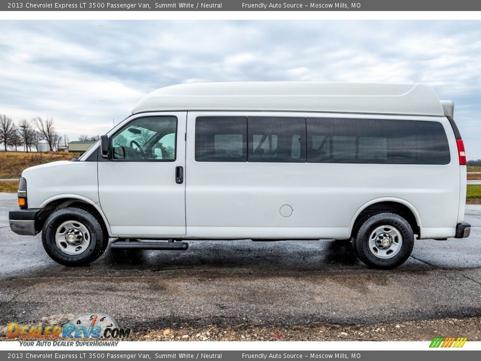Summit White 2013 Chevrolet Express LT 3500 Passenger Van Photo #7