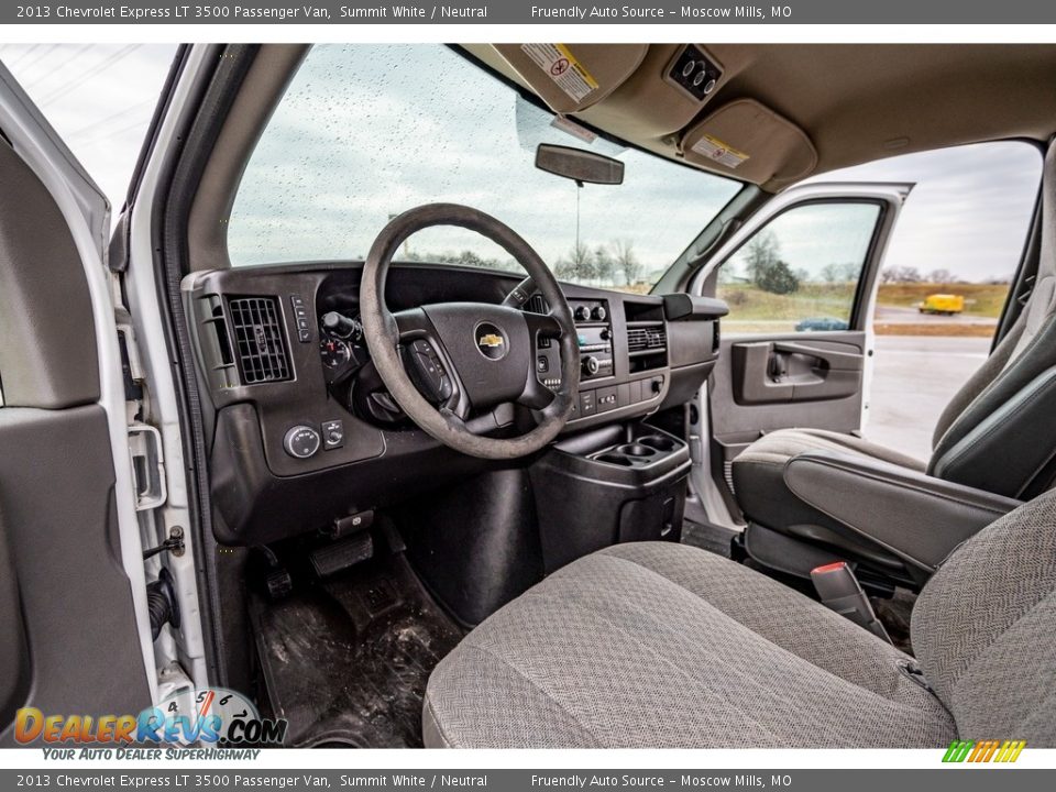 Neutral Interior - 2013 Chevrolet Express LT 3500 Passenger Van Photo #19
