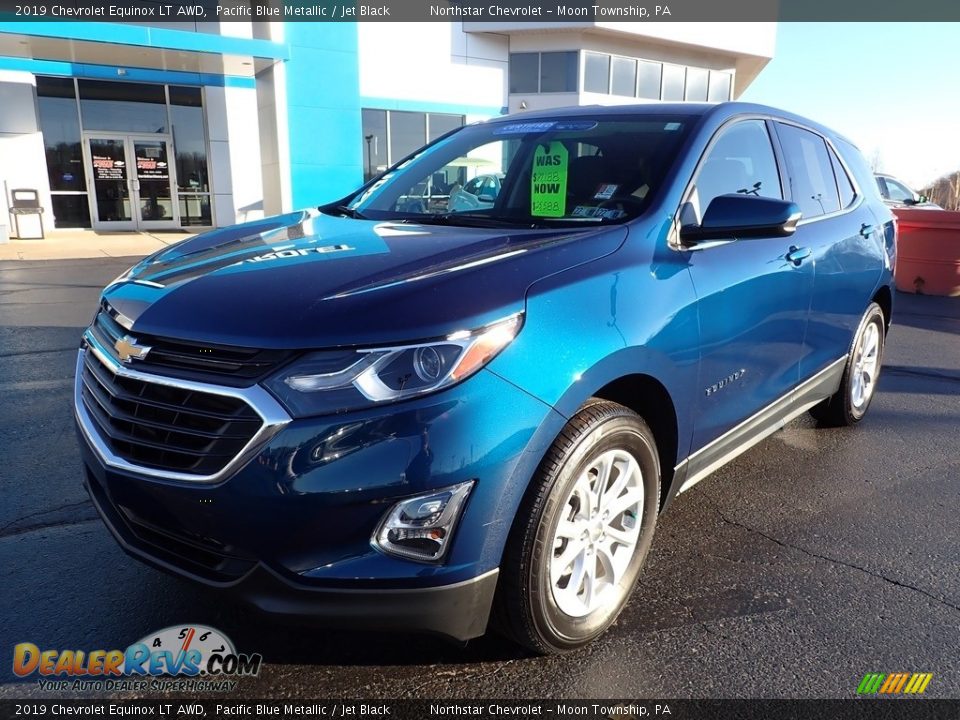 2019 Chevrolet Equinox LT AWD Pacific Blue Metallic / Jet Black Photo #2