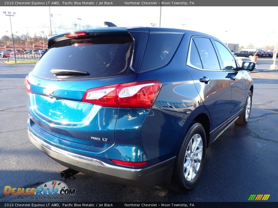 2019 Chevrolet Equinox LT AWD Pacific Blue Metallic / Jet Black Photo #8