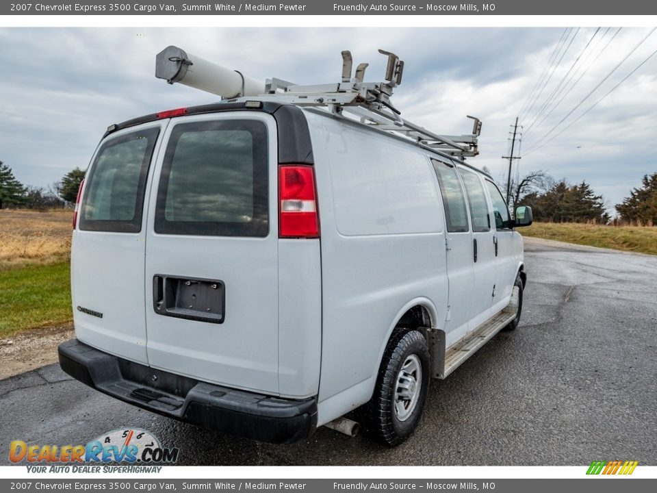 2007 Chevrolet Express 3500 Cargo Van Summit White / Medium Pewter Photo #4