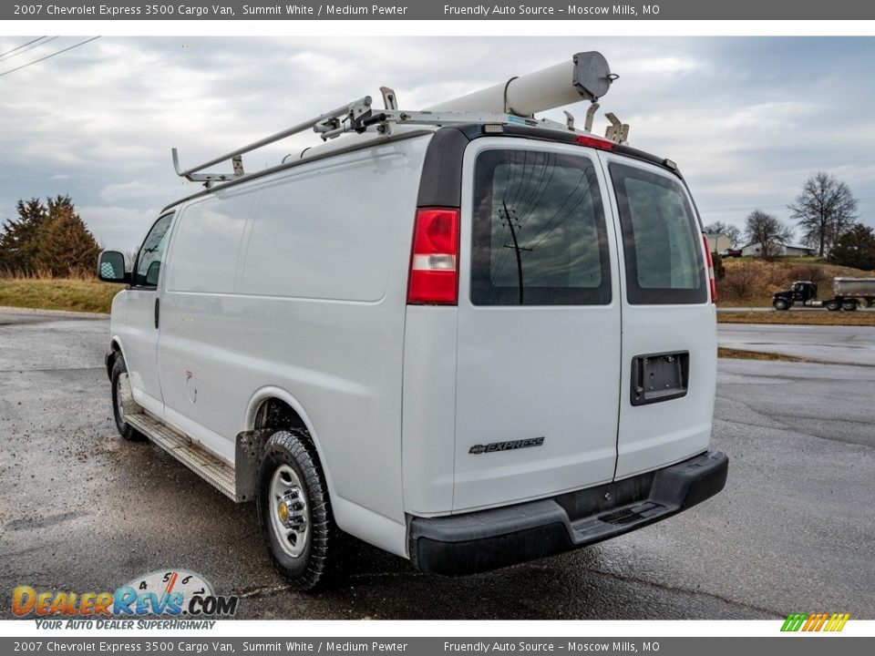 2007 Chevrolet Express 3500 Cargo Van Summit White / Medium Pewter Photo #6