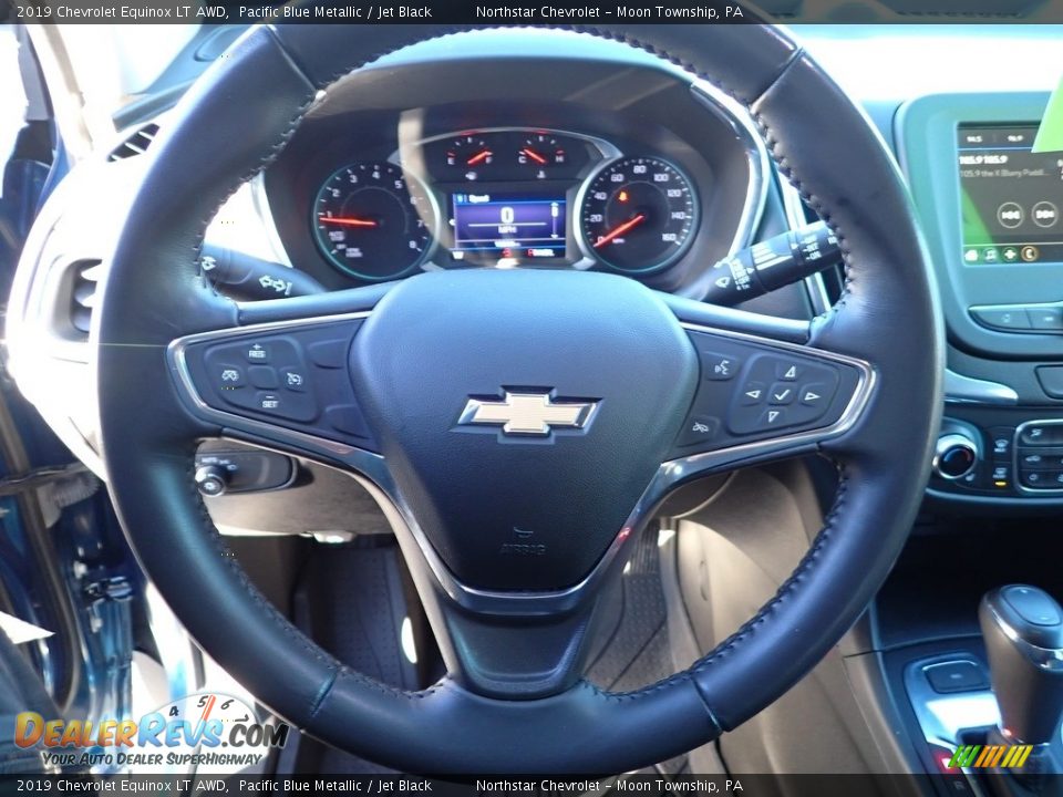 2019 Chevrolet Equinox LT AWD Pacific Blue Metallic / Jet Black Photo #23
